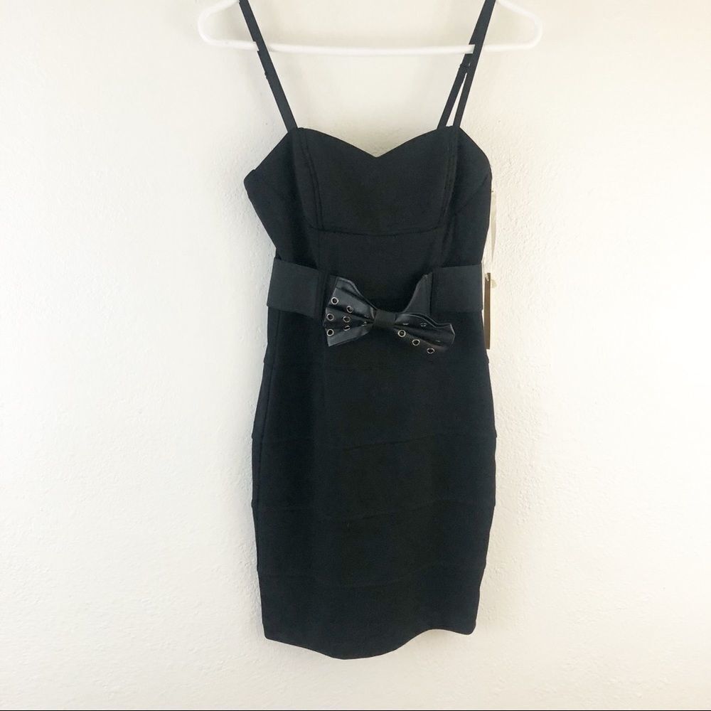 Have & Have black belted spaghetti Strap dress  size S